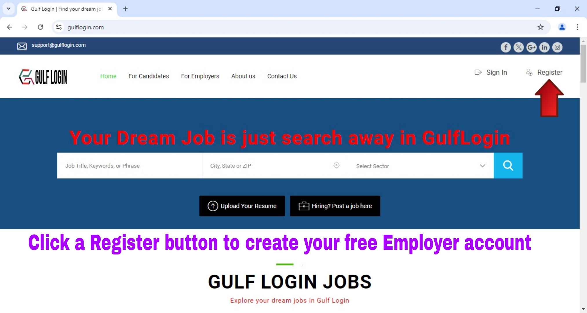 Job Post Guide For Desktop Users Image 1 Job Post Guide For Desktop Users Image 1