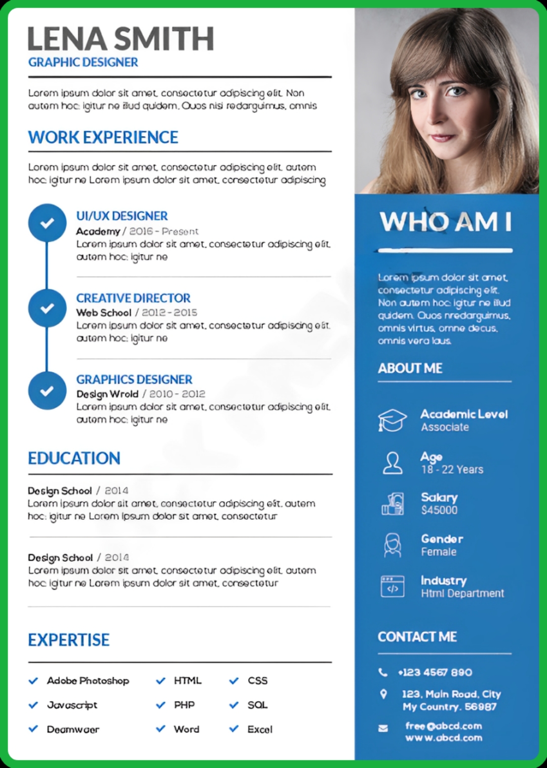 Free Resume Builder Template 10