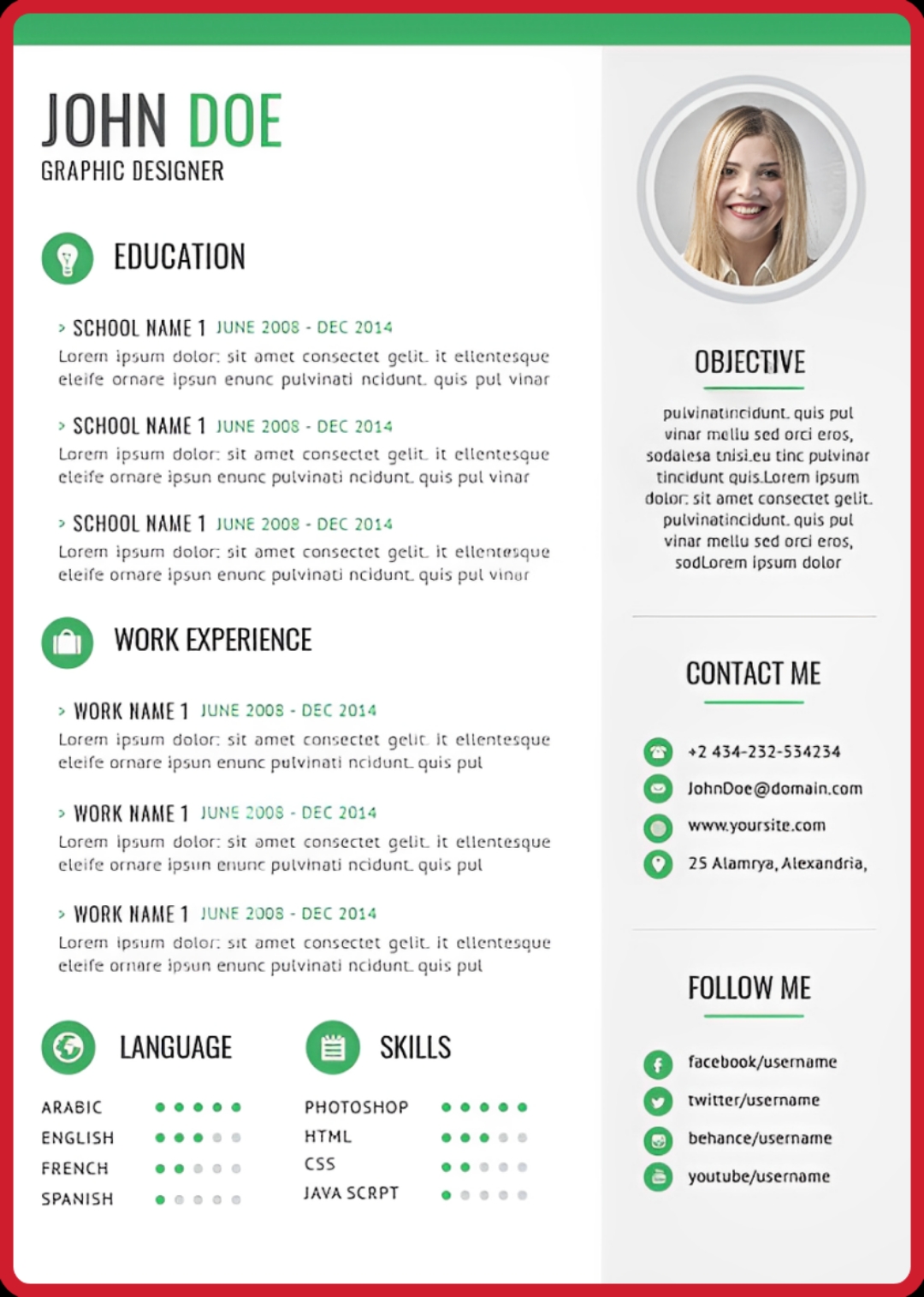 Free Resume Builder Template 14