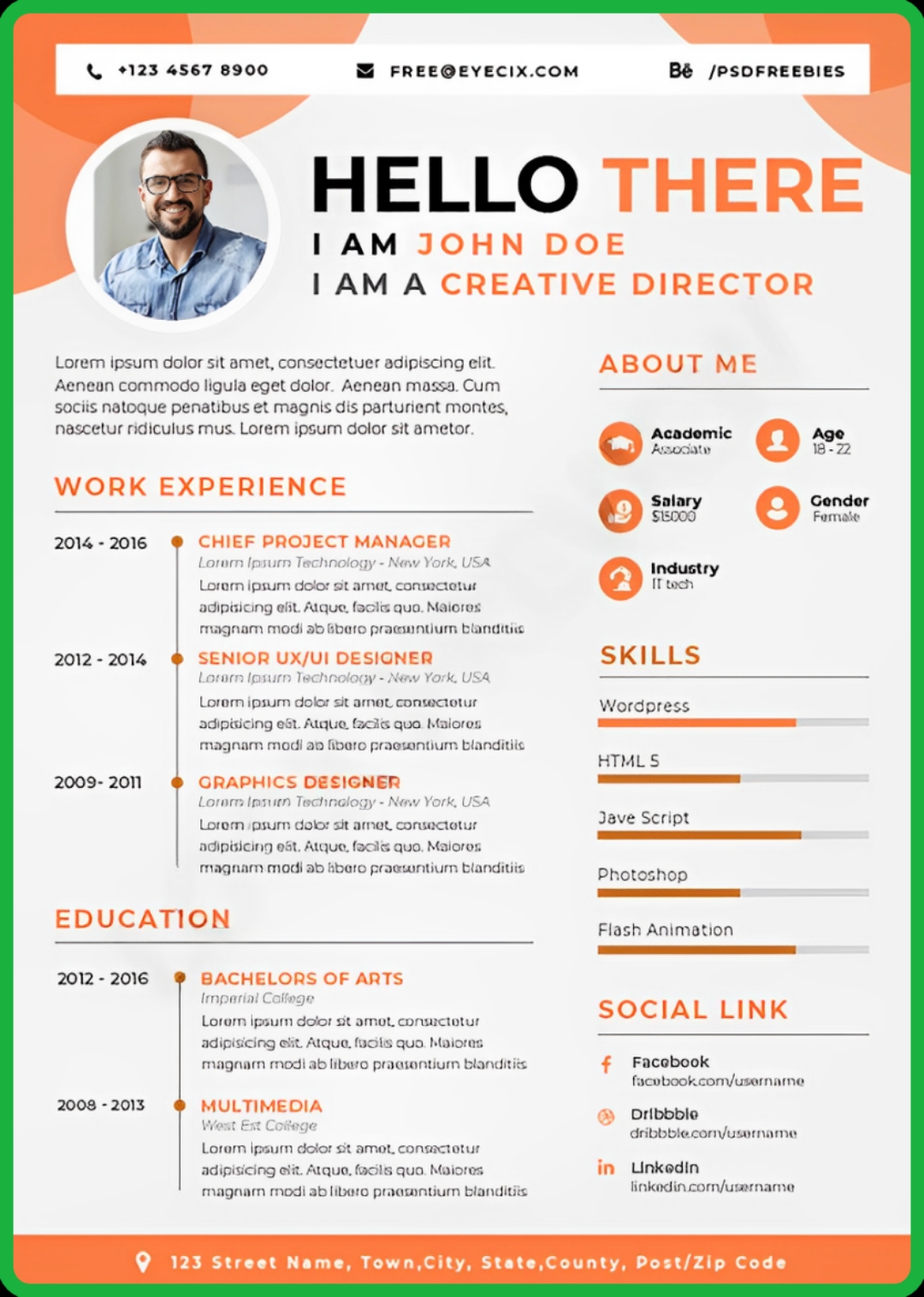 Free Resume Builder Template 18