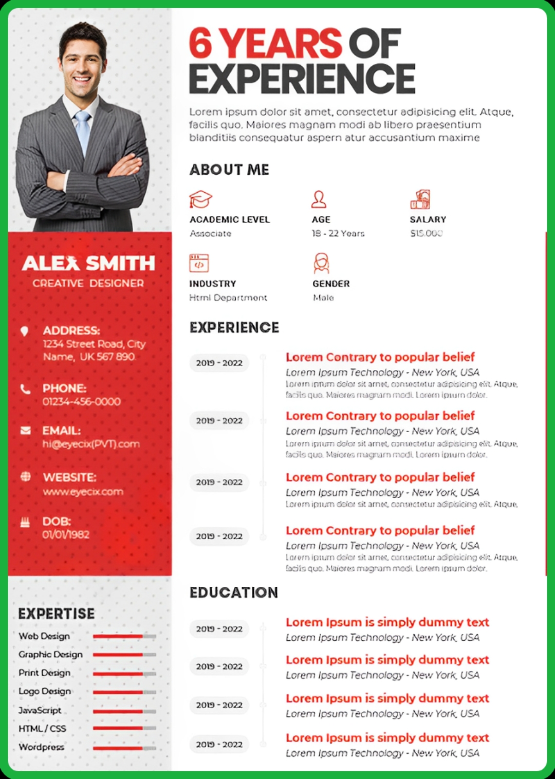 Free Resume Builder Template 19