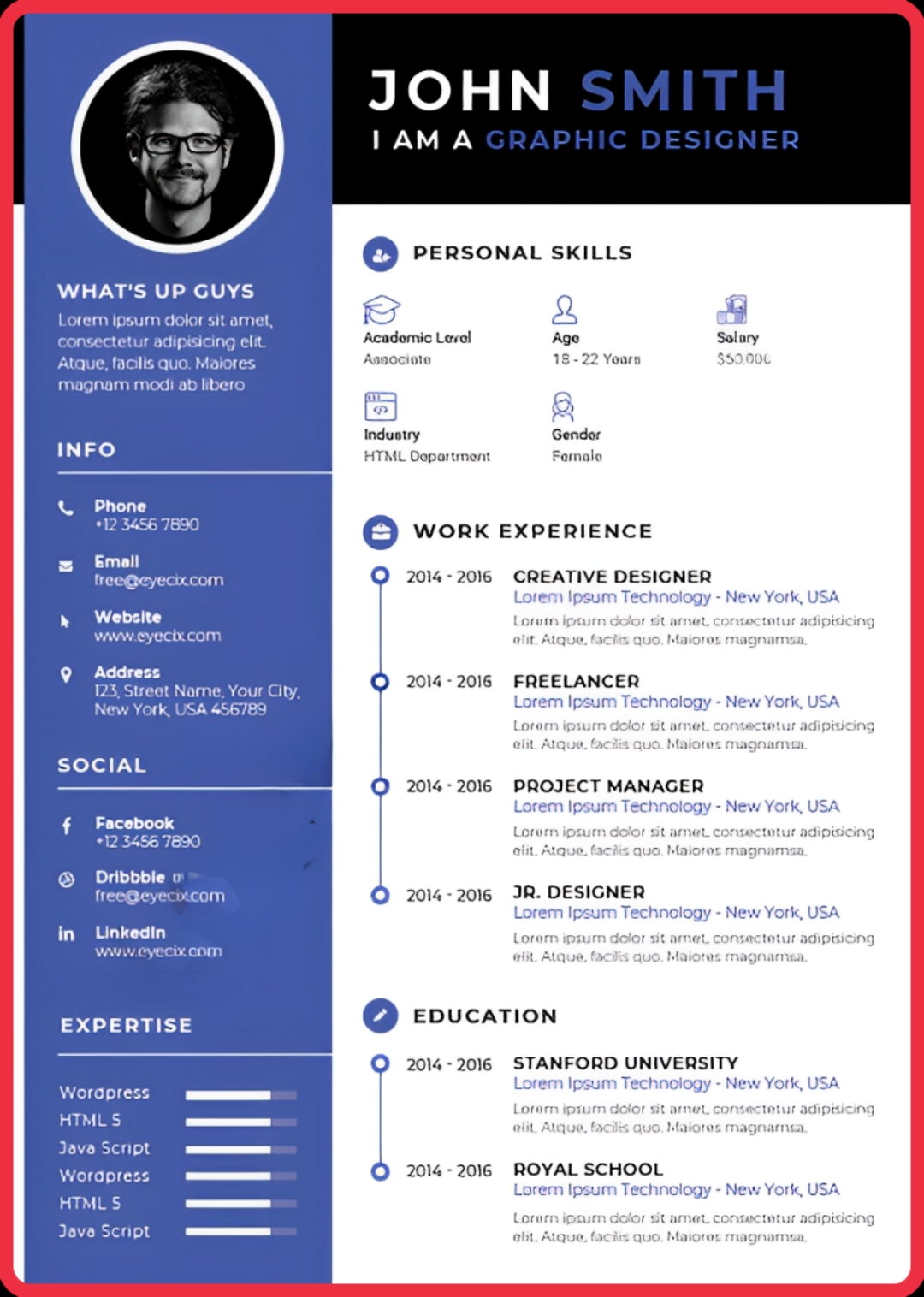 Free Resume Builder Template 20