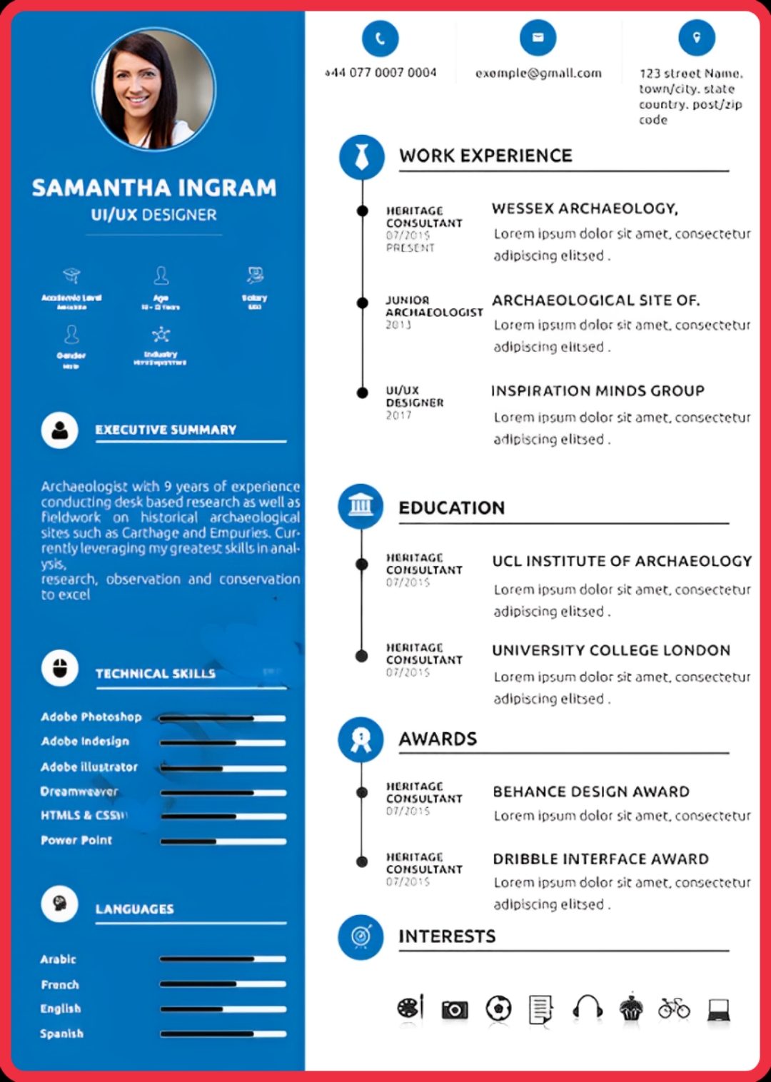 Free Resume Builder Template 21