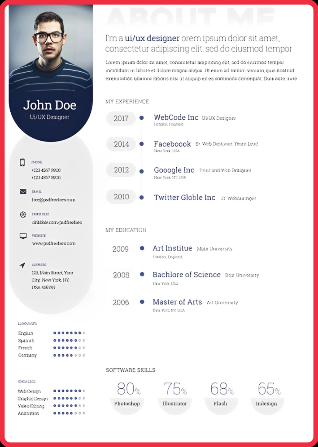 Free Resume Builder Template 23