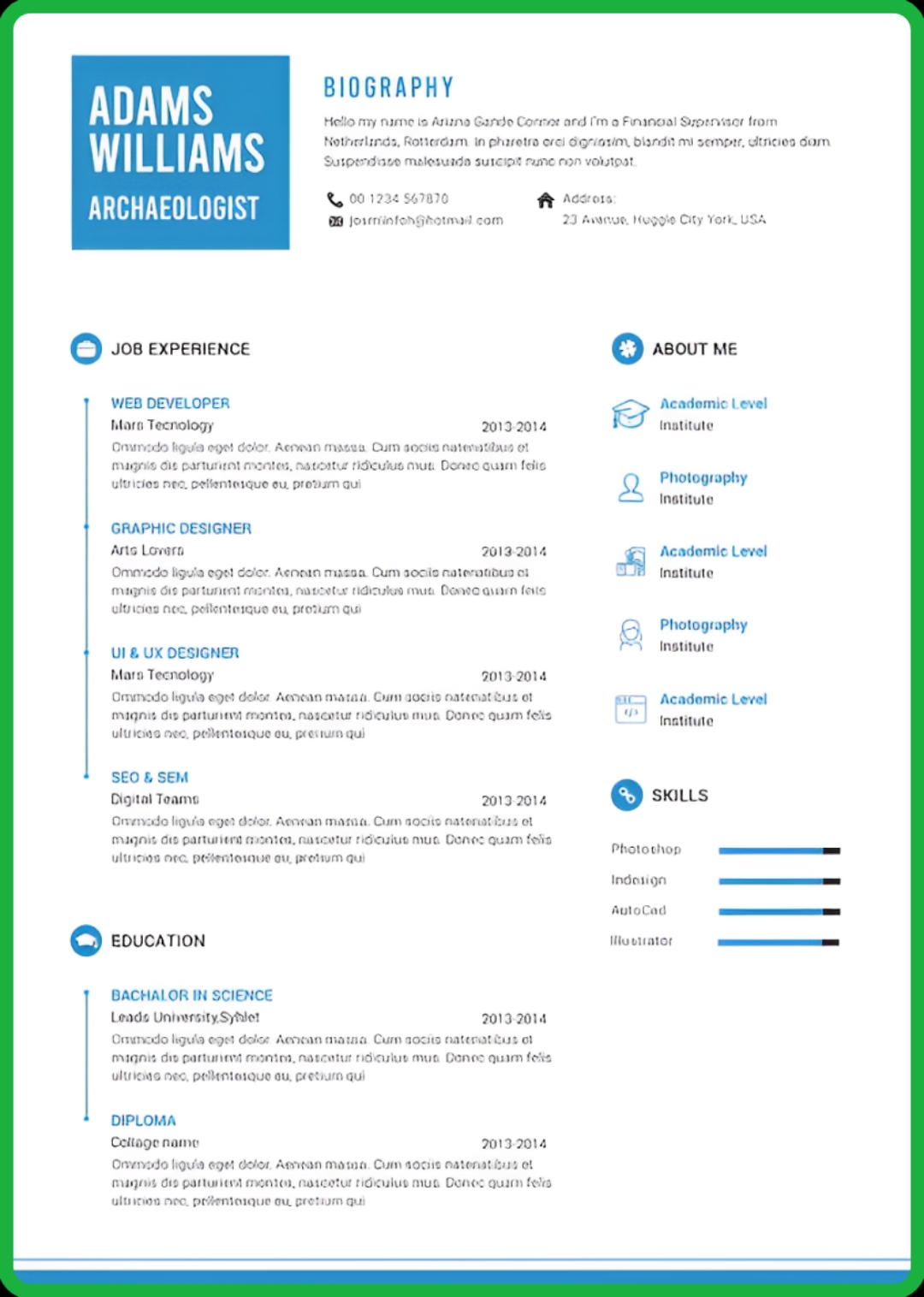 Free Resume Builder Template 3