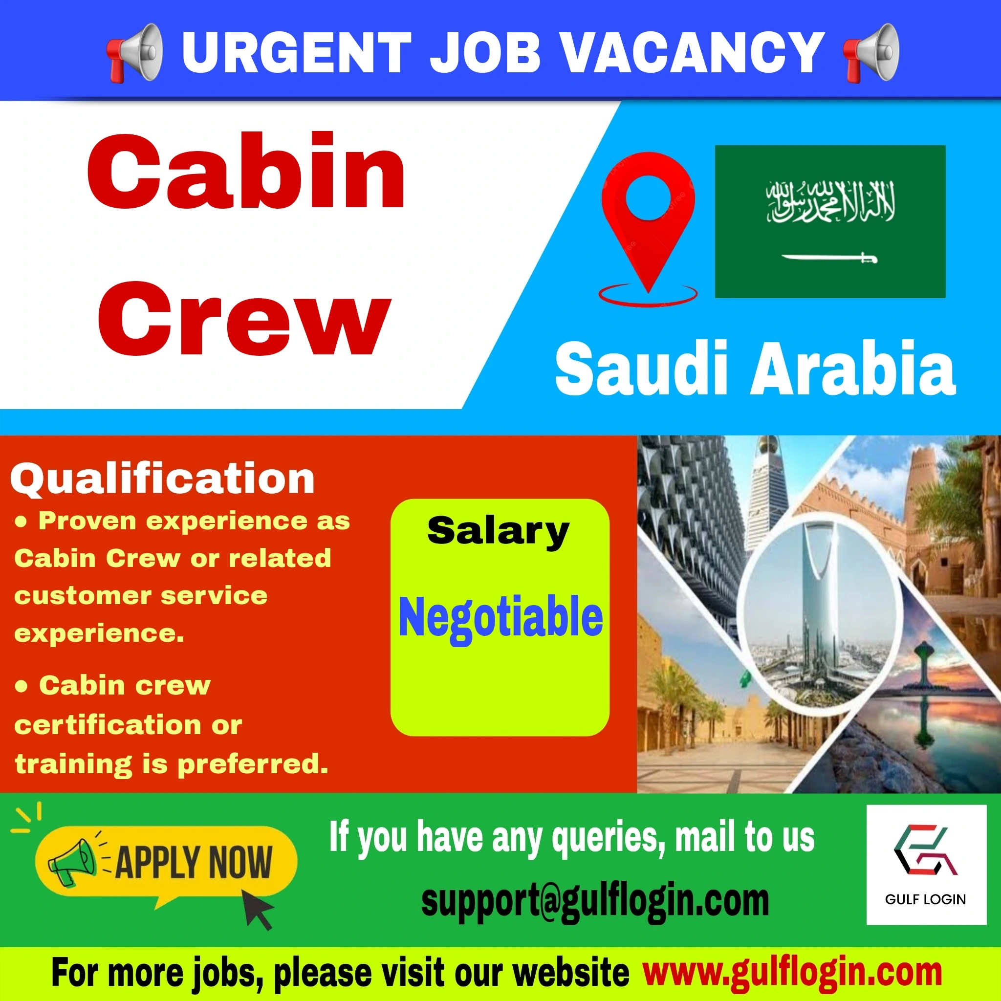 Cabin Crew Job Post